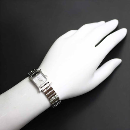 Hermes Watch Mini Hh1 110 Diamond White Shell Quartz — view 3