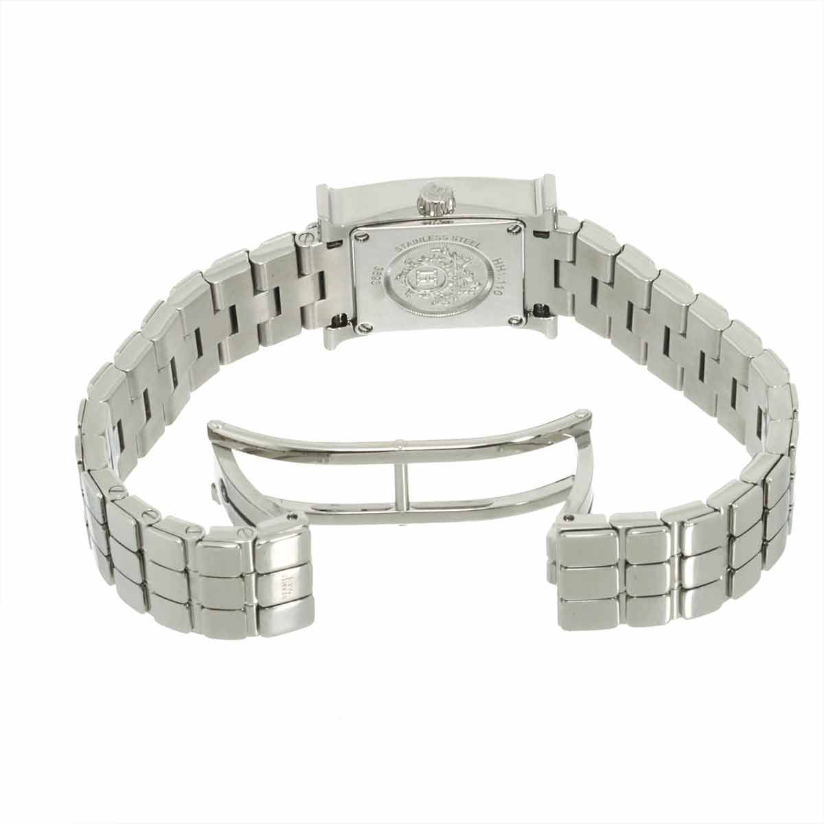 Hermes Watch Mini Hh1 110 Diamond White Shell Quartz — view 4