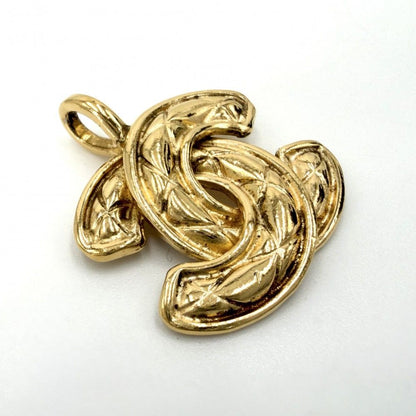 Chanel Pendant Quilted CC Logo Gold Plated — view 3