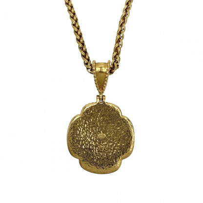 Chanel Necklace CC Logo Chain Vintage Gold Plated — view 2