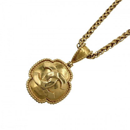Chanel Necklace CC Logo Chain Vintage Gold Plated