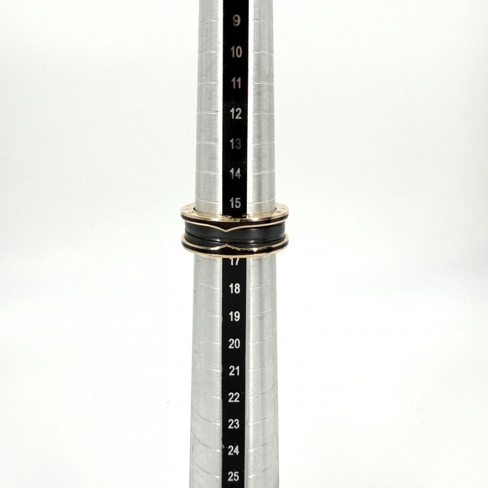 Bvlgari Ring 18k Gold PG 57 Ceramic Black — view 4
