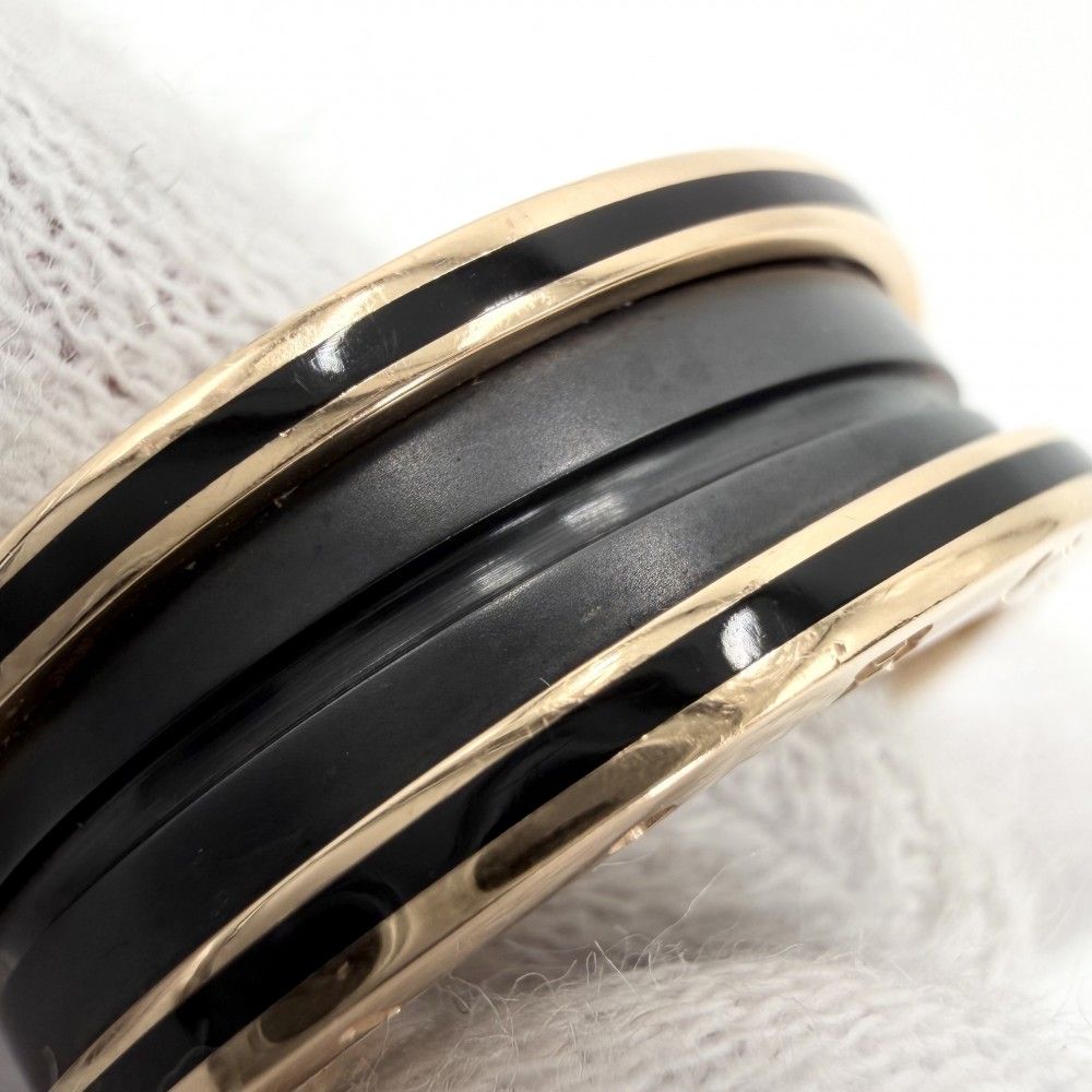 Bvlgari Ring 18k Gold PG 57 Ceramic Black — view 7