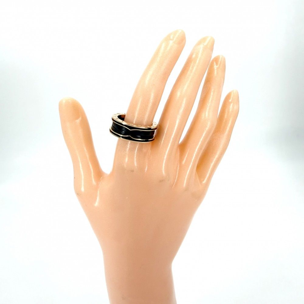 Bvlgari Ring 18k Gold PG 57 Ceramic Black — view 2