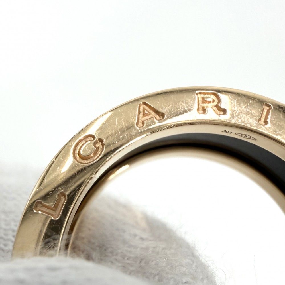 Bvlgari Ring 18k Gold PG 57 Ceramic Black — view 8