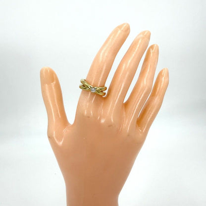 Tiffany & Co Ring Paloma Picasso Cross 18k YG Gold Diamond — view 2