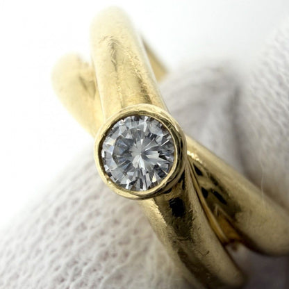 Tiffany & Co Ring Paloma Picasso Cross 18k YG Gold Diamond — view 3