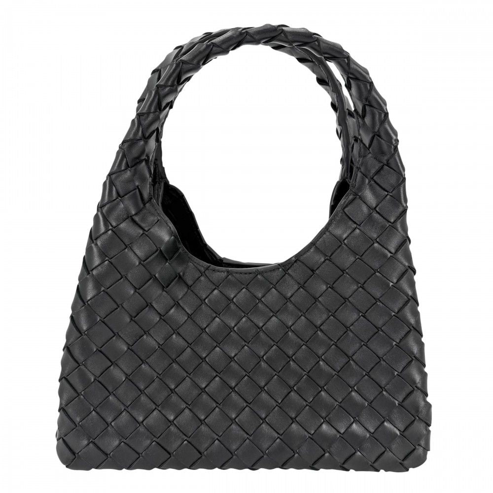 Bottega Veneta Tote Intrecciato Small Campana Handbag Leather Black