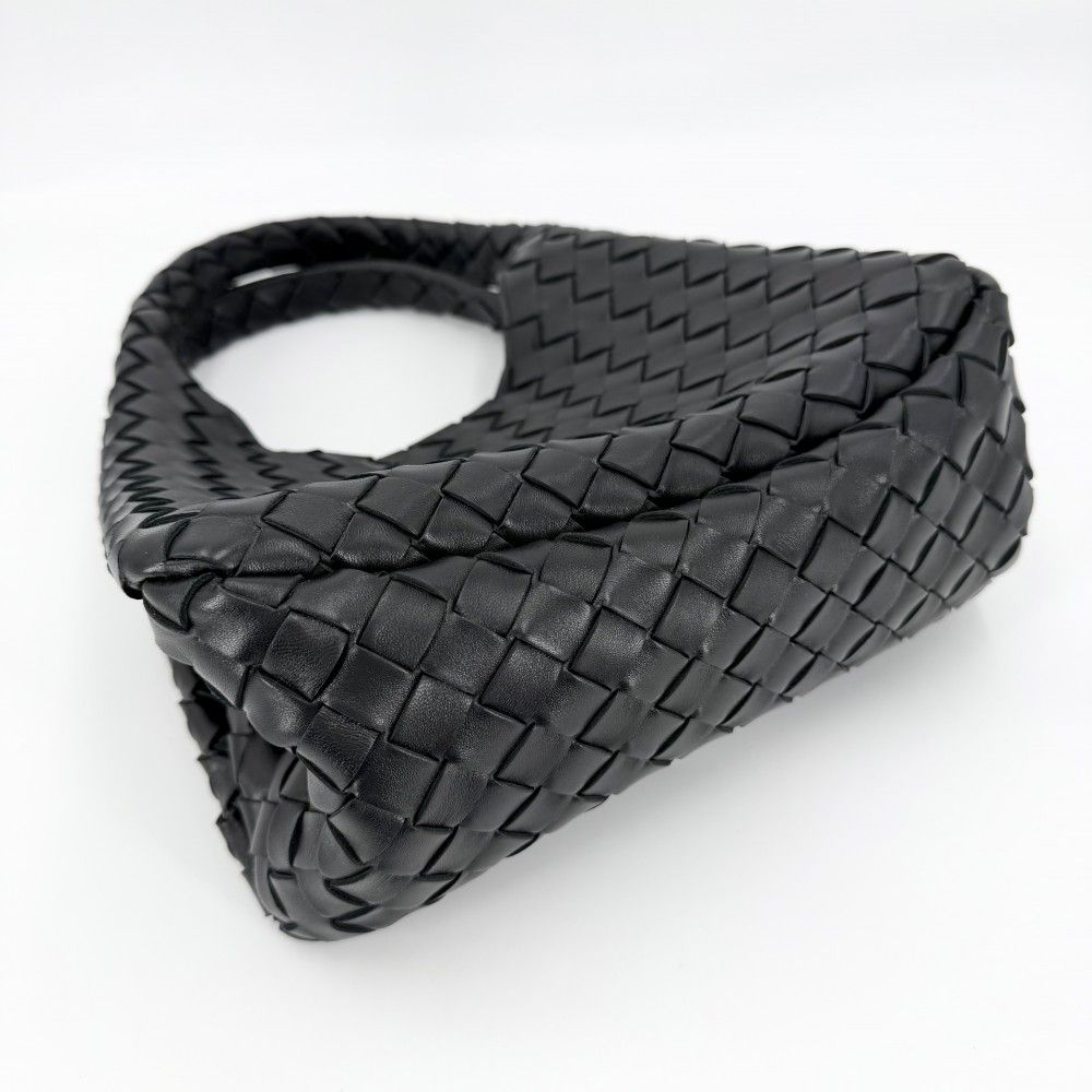 Bottega Veneta Tote Intrecciato Small Campana Handbag Leather Black — view 3