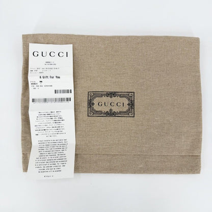 Gucci Clutch GG Embossed Second Leather Black Silver — view 9