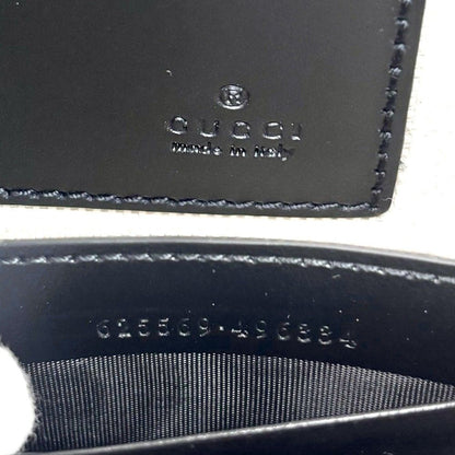 Gucci Clutch GG Embossed Second Leather Black Silver — view 5
