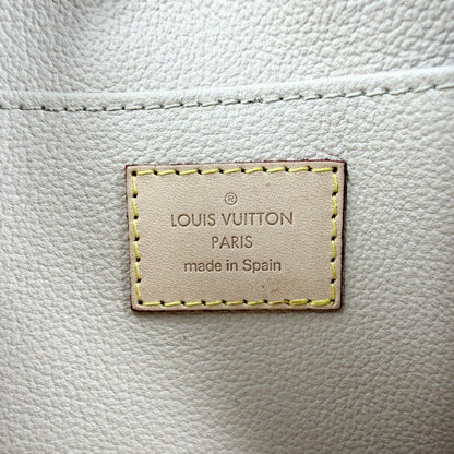Louis Vuitton Pouch Monogram Pochette Cosmetic PM Makeup Case Brown Gold — view 5