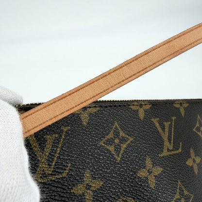 Louis Vuitton Pochette Pouch Mini Bag Monogram Canvas Brown Gold — view 8