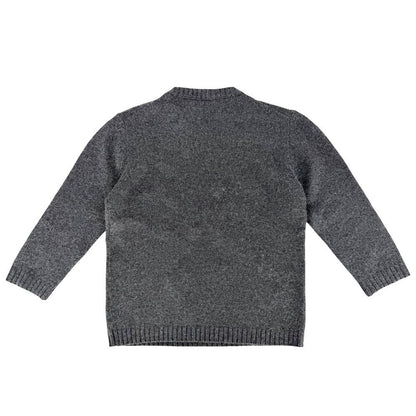 Dior Knit Heart Angel Top 3/4 Length Sweater le Vierge Embroidery S Gray — view 2
