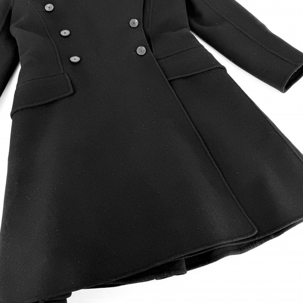 Dior Double Breasted Cashmere Coat Longcoat 40 Black Cashmere — view 5