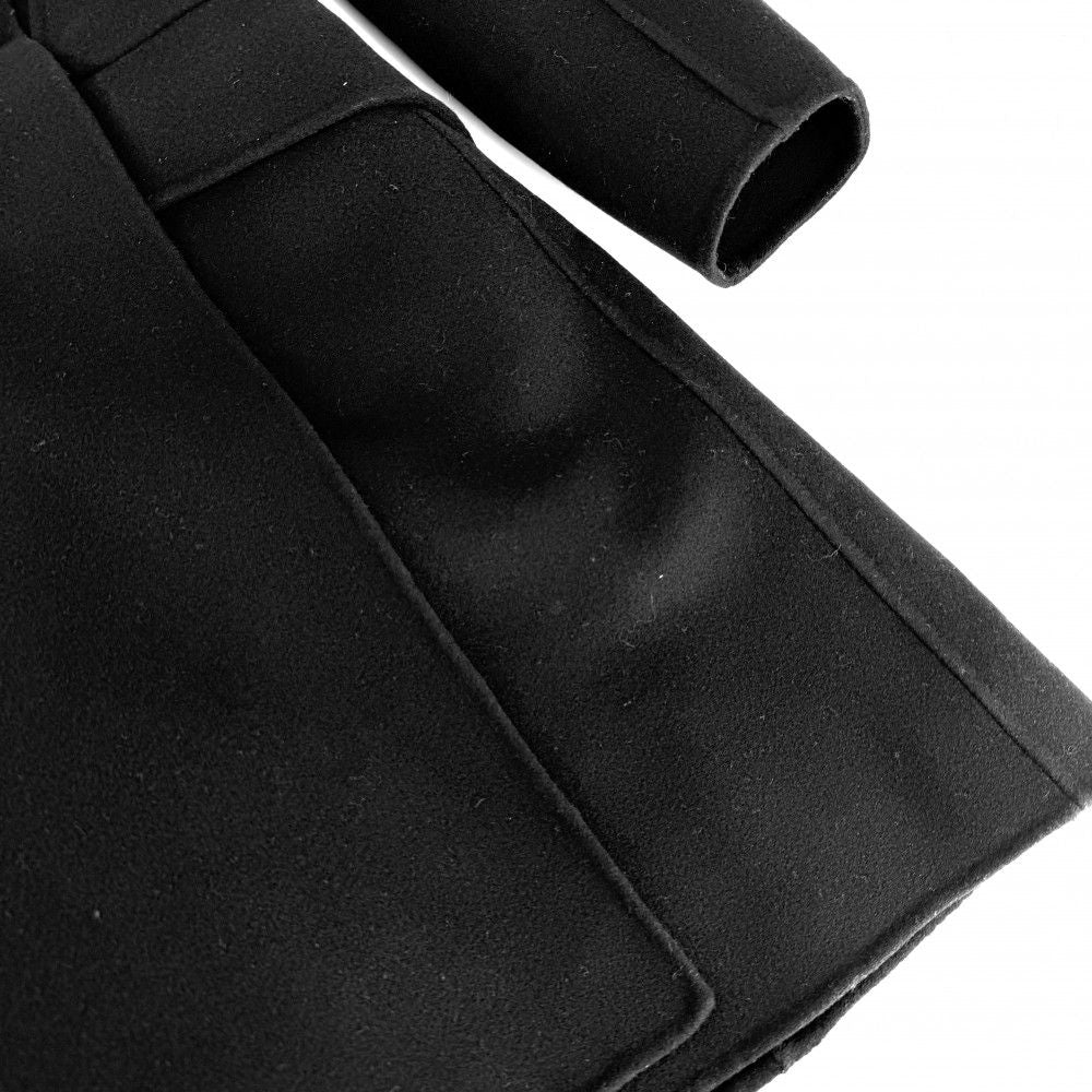 Dior Double Breasted Cashmere Coat Longcoat 40 Black Cashmere — view 8