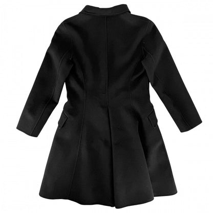 Dior Double Breasted Cashmere Coat Longcoat 40 Black Cashmere — view 2