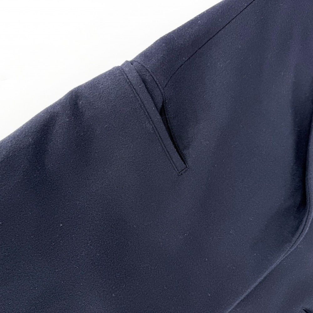 Celine Gilet Long Vest 36 Navy Wool — view 5
