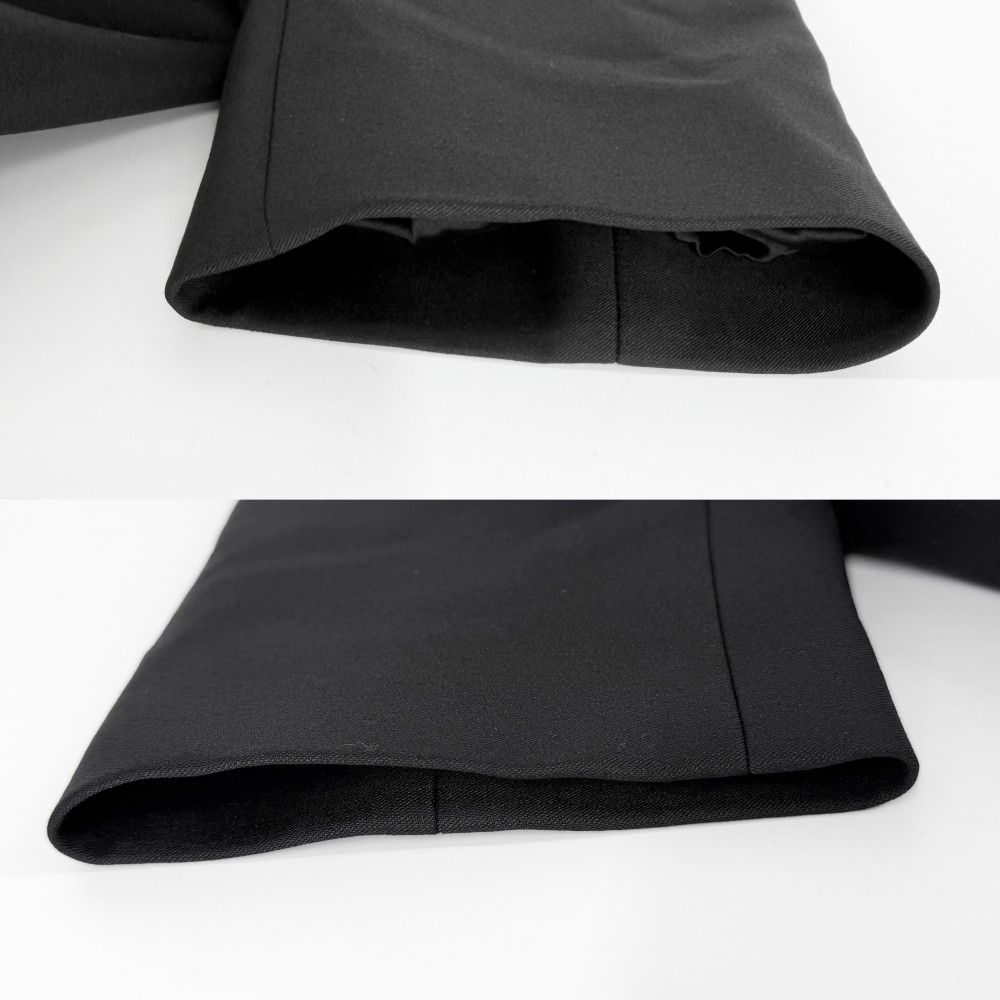 Dior Dio Dress Flaredress Double Breasted Short Sleeve 40 Black Nylon Polyuretha — view 3