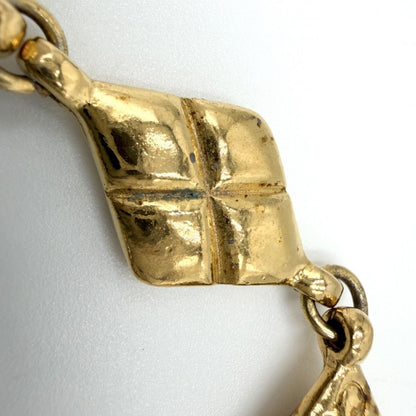 Chanel Necklace Logo Mademoiselle Vintage Gold Plated — view 6