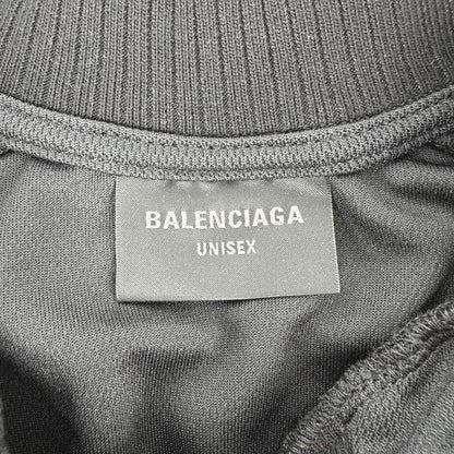Balenciaga Long Sleeve T-Shirt Mesh Technical Jersey Paris Soccer Top L Black — view 4