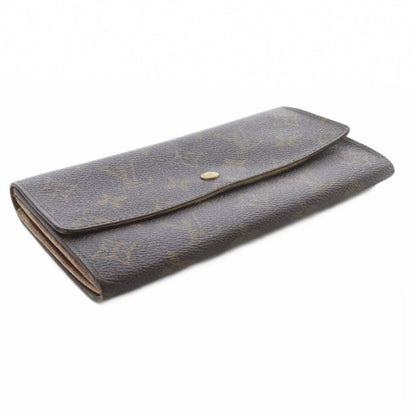 Louis Vuitton Monogram Pochette Porte Monet Cles Wallet Brown — view 5