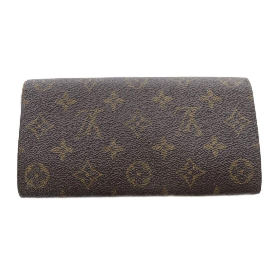 Louis Vuitton Monogram Pochette Porte Monet Cles Wallet Brown — view 2