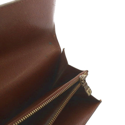 Louis Vuitton Monogram Pochette Porte Monet Cles Wallet Brown — view 9
