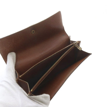 Louis Vuitton Monogram Pochette Porte Monet Cles Wallet Brown — view 6