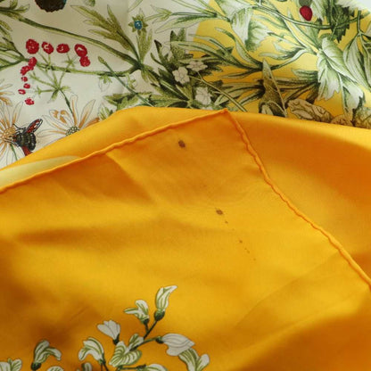 Hermes la Prairie Grassland Carre 90 Scarf Silk Multi Color Orange Green SS — view 7