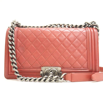 Chanel Chain Shoulder Bag Pink