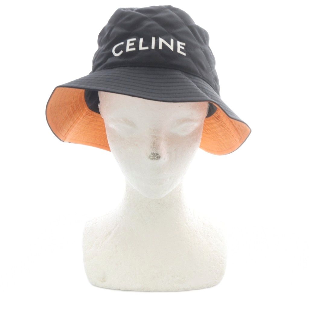 Celine Hat Quilted Bucket Hat M Black — view 5