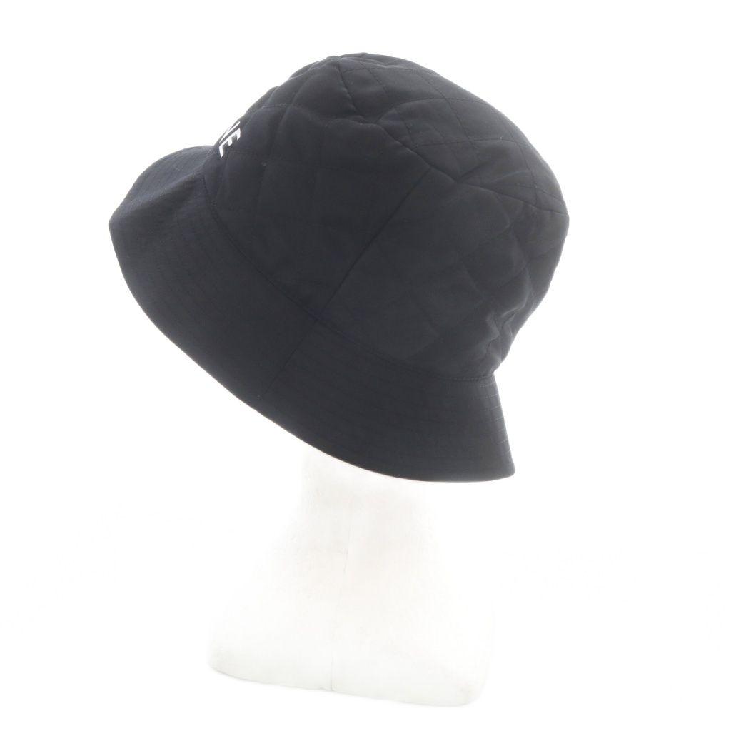 Celine Hat Quilted Bucket Hat M Black — view 2