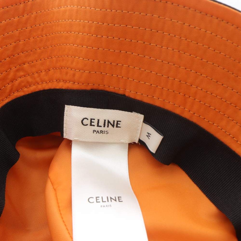 Celine Hat Quilted Bucket Hat M Black — view 7