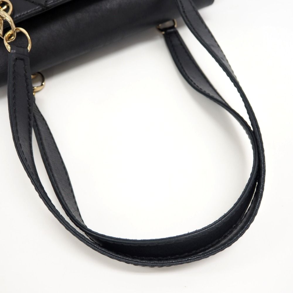 Chanel Wild Stitch CC Logo Lambskin Shoulder Bag Black Brands — view 6