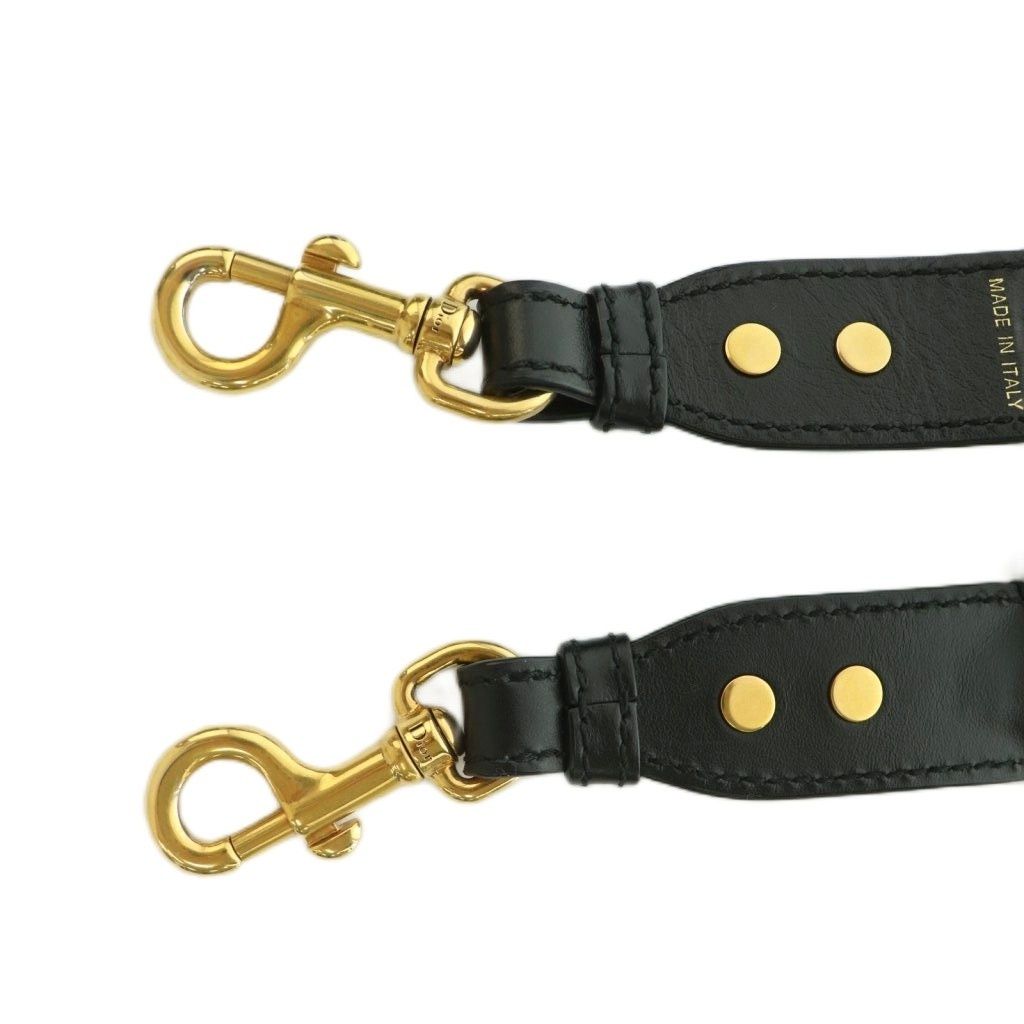 Dior Shoulder Strap Canvas Logo Embroidery Ivory — view 3