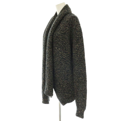 Bottega Veneta Shawl Cashmere Wool Pullover Knit Sweater Long Sleeve 44 Black — view 3