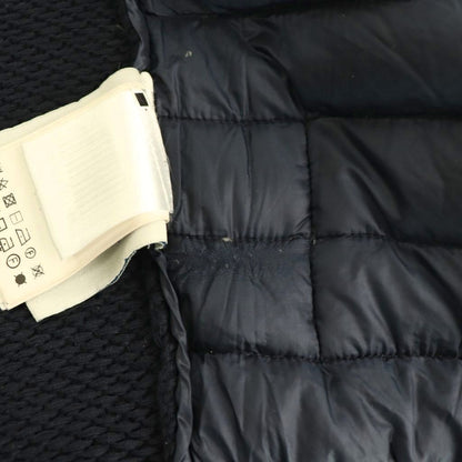 Moncler Maglione Tricot Contrast Down Jacket Knit XS Navy ES — view 8