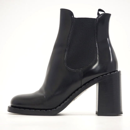 Prada Side Gore Boots Leather Black