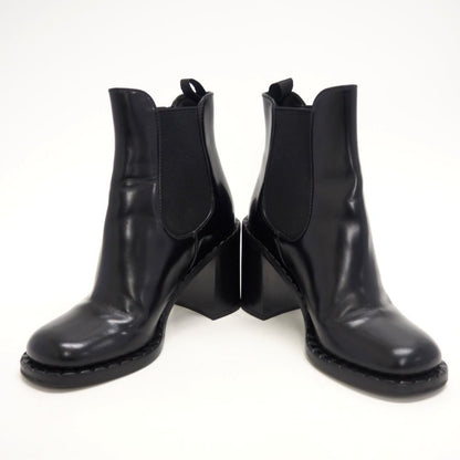 Prada Side Gore Boots Leather Black — view 4