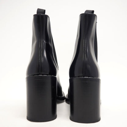 Prada Side Gore Boots Leather Black — view 3