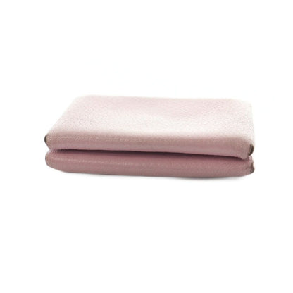 Hermes Calvi Duo Coin Purse Bifold Leather Pink — view 4