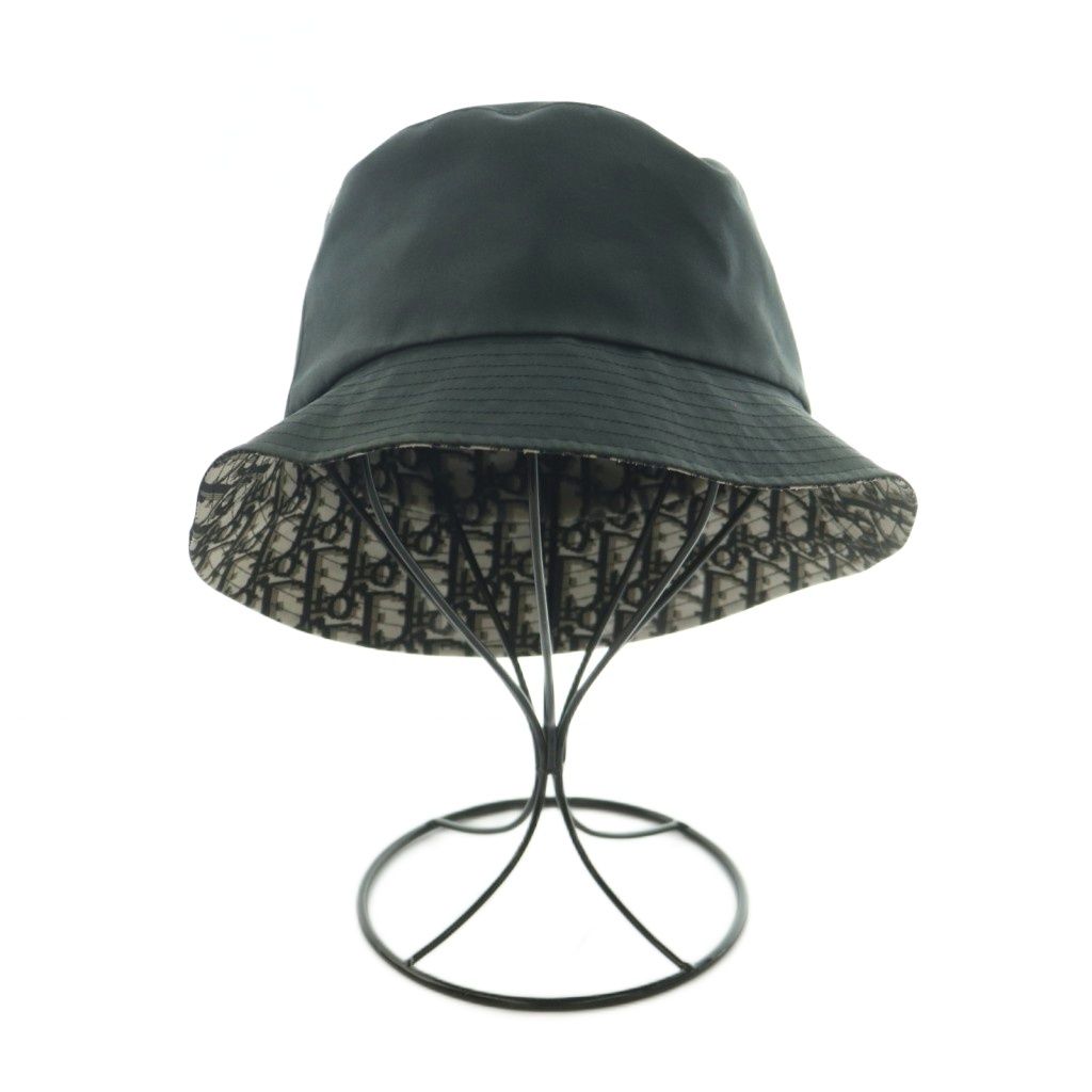 Dior Teddy-d Reversible Bob Hat Bucket Hat 58 Black — view 2