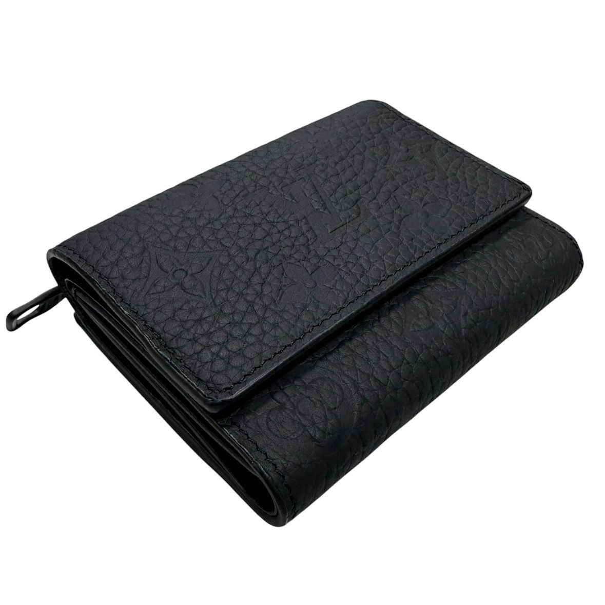 Louis Vuitton Wallet Portefeuille Pilot Monogram Taurillon Leather LV Noir — view 2