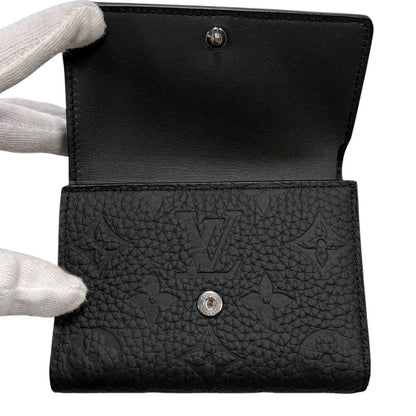 Louis Vuitton Wallet Portefeuille Pilot Monogram Taurillon Leather LV Noir — view 9