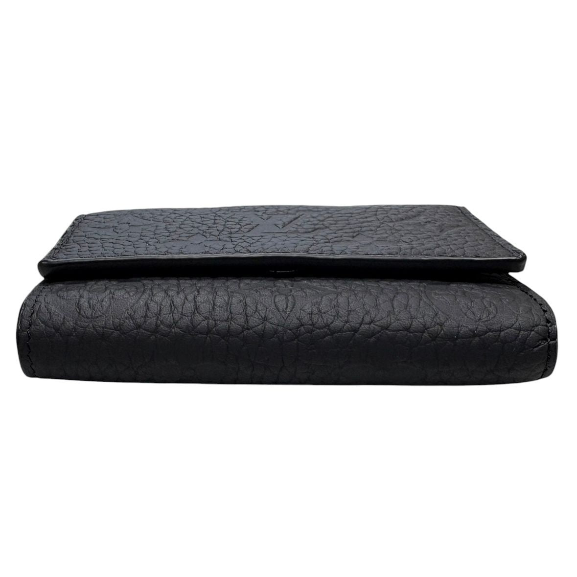 Louis Vuitton Wallet Portefeuille Pilot Monogram Taurillon Leather LV Noir — view 4