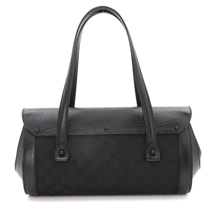 Gucci Banboo Hand Bag GG Canvas Leather Black — view 3