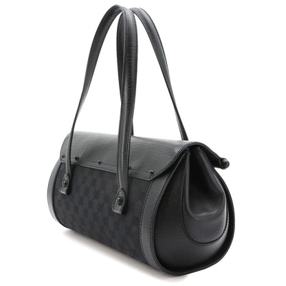 Gucci Banboo Hand Bag GG Canvas Leather Black — view 4