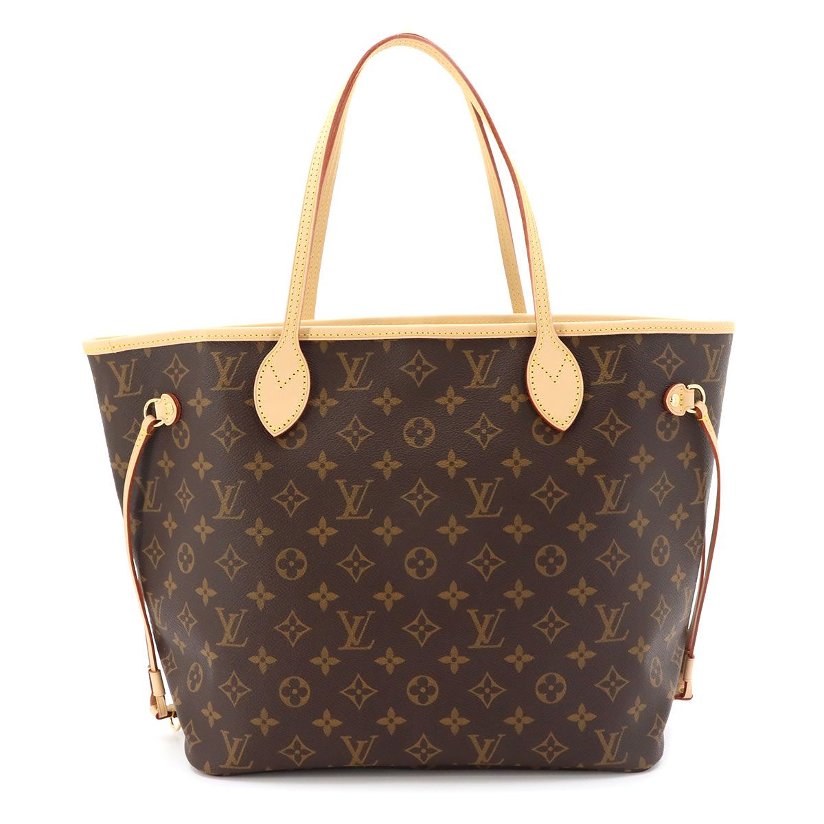 Louis Vuitton Monogram Neverfull MM Tote Brown Rose Beige — view 3