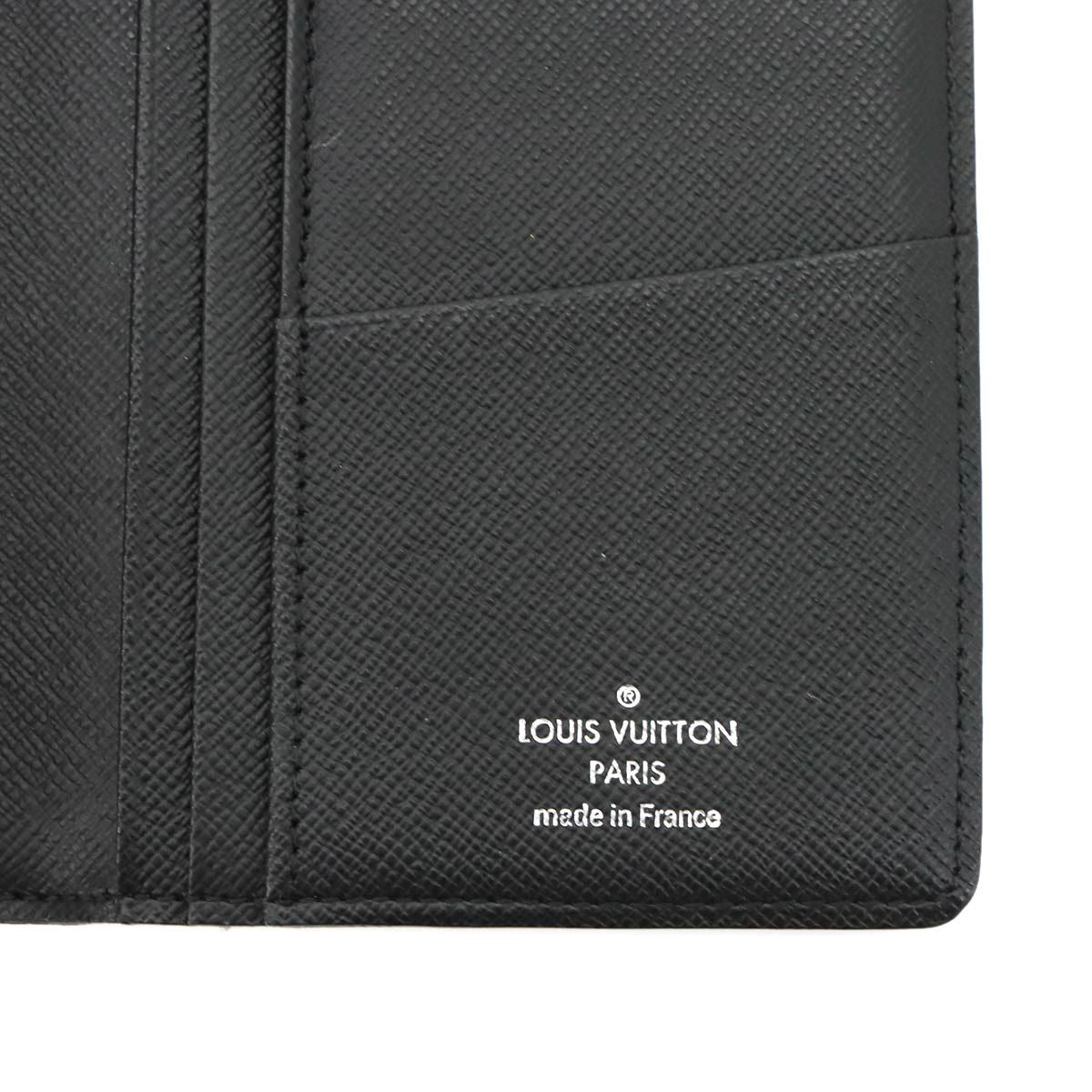 Louis Vuitton Damier Graphite Portefeuille Brazza Wallet Black Gray — view 7